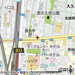 住協パーク新宿百人町周辺の地図