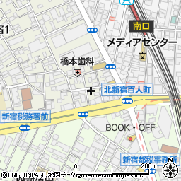 東洋カーマックス北新宿１丁目第２駐車場周辺の地図