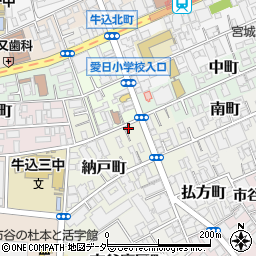 東京都新宿区納戸町16周辺の地図