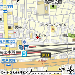 日本通運亀戸周辺の地図