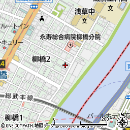 プラウドフラット浅草橋２周辺の地図