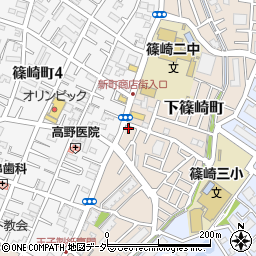 フォトショップ篠崎周辺の地図