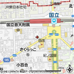 餃子の王将 国立駅南口店周辺の地図