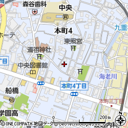 千葉県船橋市本町4丁目30-18周辺の地図