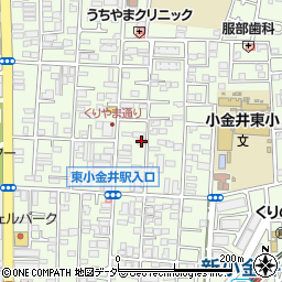 東京都小金井市東町4丁目32-17周辺の地図