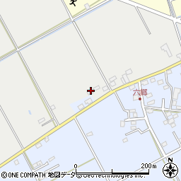 千葉県匝瑳市上谷中34-1周辺の地図