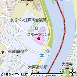 江戸川区スポーツランド周辺の地図