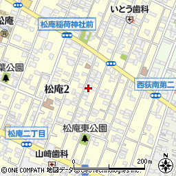 東京都杉並区松庵2丁目11-16周辺の地図