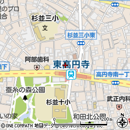 東高円寺ユーフォリアデンタルクリニック周辺の地図