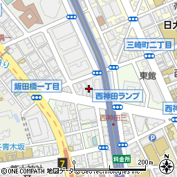 東京都千代田区飯田橋2丁目1周辺の地図