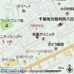 千葉県匝瑳市八日市場イ2732周辺の地図