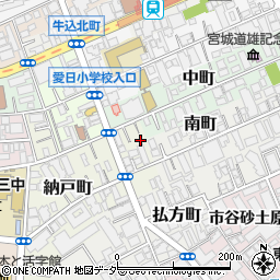 東京都新宿区納戸町14周辺の地図