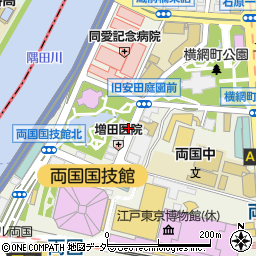 東京都墨田区横網周辺の地図