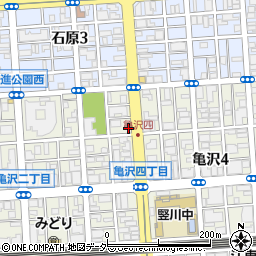 チューリップ墨田区亀沢店周辺の地図