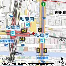 東京都千代田区神田花岡町1-9周辺の地図