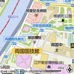 東京都墨田区横網周辺の地図