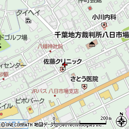 千葉県匝瑳市八日市場イ2735周辺の地図
