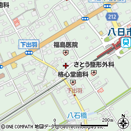 千葉県匝瑳市八日市場イ216周辺の地図