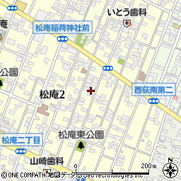 東京都杉並区松庵2丁目11-29周辺の地図