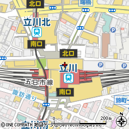 Ｔａｂｉｏ　ＭＥＮルミネ立川店周辺の地図