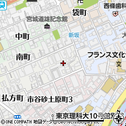 東京都新宿区払方町9周辺の地図