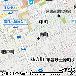 東京都新宿区南町20周辺の地図