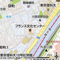 東京都新宿区市谷船河原町15周辺の地図