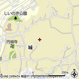 千葉県佐倉市城周辺の地図