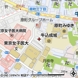 東京都新宿区若松町1-2周辺の地図