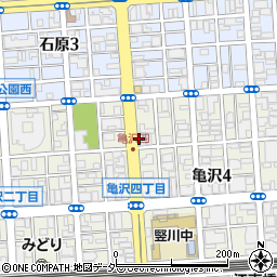 まいばすけっと亀沢４丁目店周辺の地図