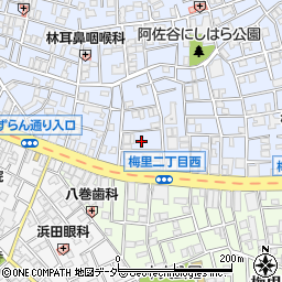 東京都杉並区阿佐谷南1丁目7周辺の地図