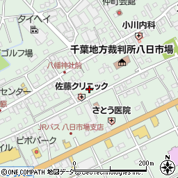 千葉県匝瑳市八日市場イ2735-1周辺の地図