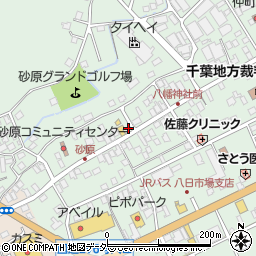 千葉県匝瑳市八日市場イ2642周辺の地図