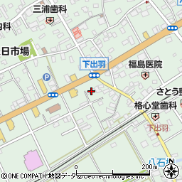 千葉県匝瑳市八日市場イ564-6周辺の地図