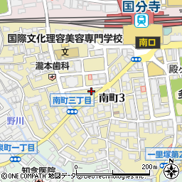 日能研国分寺校周辺の地図