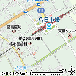 千葉県匝瑳市八日市場イ49周辺の地図