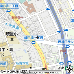 東京都千代田区飯田橋2丁目4周辺の地図