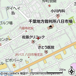 千葉県匝瑳市八日市場イ2737周辺の地図