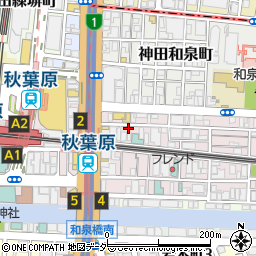 東京都千代田区神田佐久間町2丁目14周辺の地図