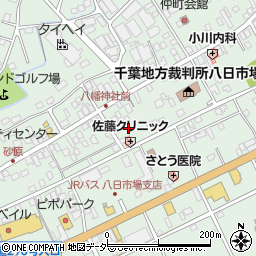 千葉県匝瑳市八日市場イ2742周辺の地図