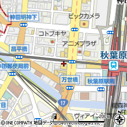 東京都千代田区外神田1丁目周辺の地図