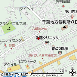 千葉県匝瑳市八日市場イ2733周辺の地図