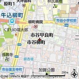 東京都新宿区市谷柳町32周辺の地図