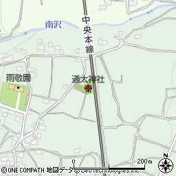 通太神社周辺の地図