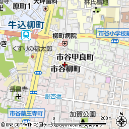 東京都新宿区市谷柳町30周辺の地図