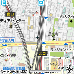東京都新宿区百人町1丁目9-22周辺の地図