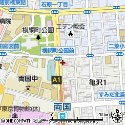 ファミリーマート両国亀沢店周辺の地図