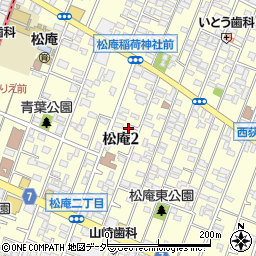 東京都杉並区松庵周辺の地図