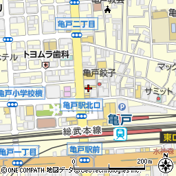 カラオケ館亀戸店周辺の地図