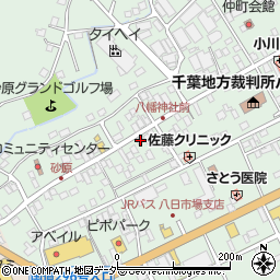 千葉県匝瑳市八日市場イ2729周辺の地図